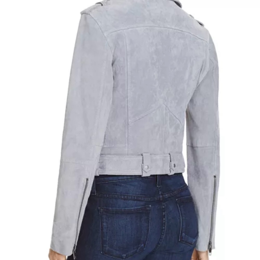 Blank NYC Women’s Gray Suede Jacker Size Sm NWT! - Picture 3 of 11